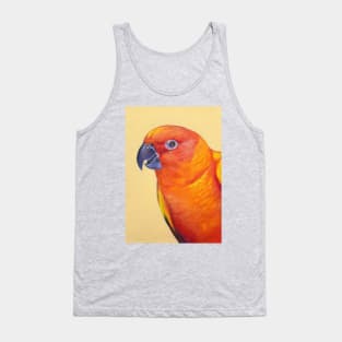 Sun Conure - bird portrait painting Tank Top